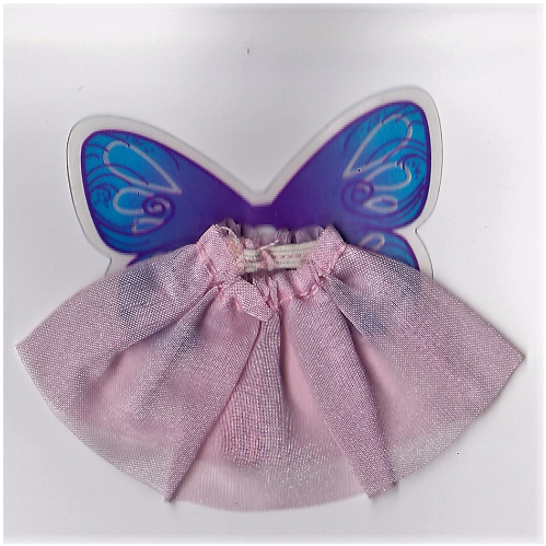 Lego Belville, Skirt, with Fairy Wings Blue, and Cherrie Blossom Print / Pink