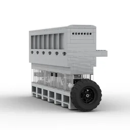 Inline 6 12 valve Lego Vacuum Engine