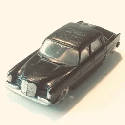 HO Scale Mercedes 220S / Black