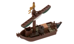 Small Medieval Trading Boat