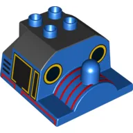 Duplo Train Cab Top, Thomas & Friends, Thomas Print / Blue