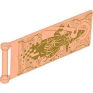 Flag 7 x 3 with Rod - Merlok and Crook Hologram Print