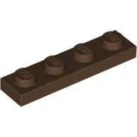 Plate 1 x 4 / Brown