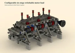 Configurable six-stage switchable motor load