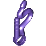 Equipment Whip Bent with Snake Head and Pin Hole / Dark Purple