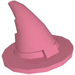 Hat, Wizard / Medium Dark Pink