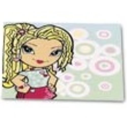 Lego Clikits Insert 10 x 10 for Frame, 'Heart' with Light Green Background Print