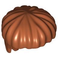 Lego Hair Short Bowl Cut / Dark Orange