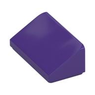 Lego Brick Sloped 30° 1 x 2 x 2/3 / Dark Purple