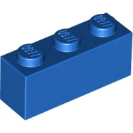 Brick 1 x 3 / Blue