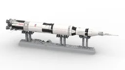 Motorized Saturn V Stand