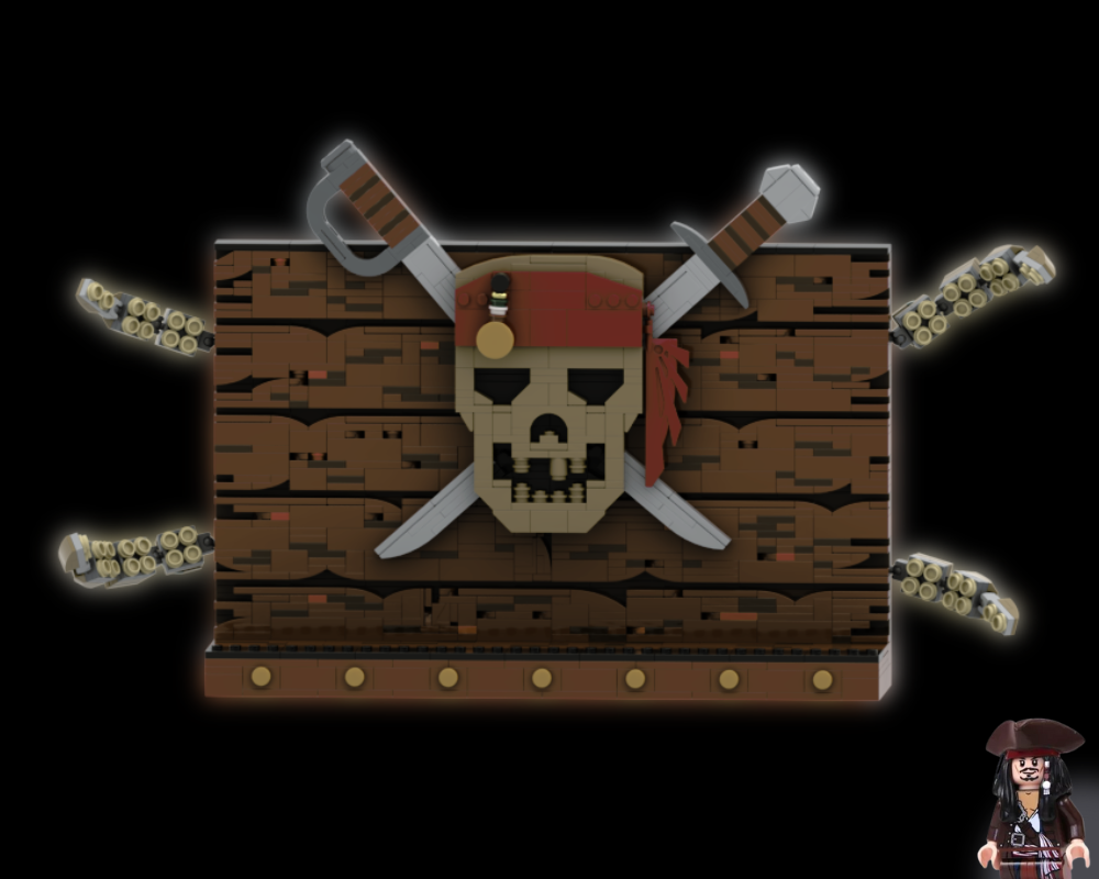Lego Pirates of the Caribbean - Minifigures Display Stand