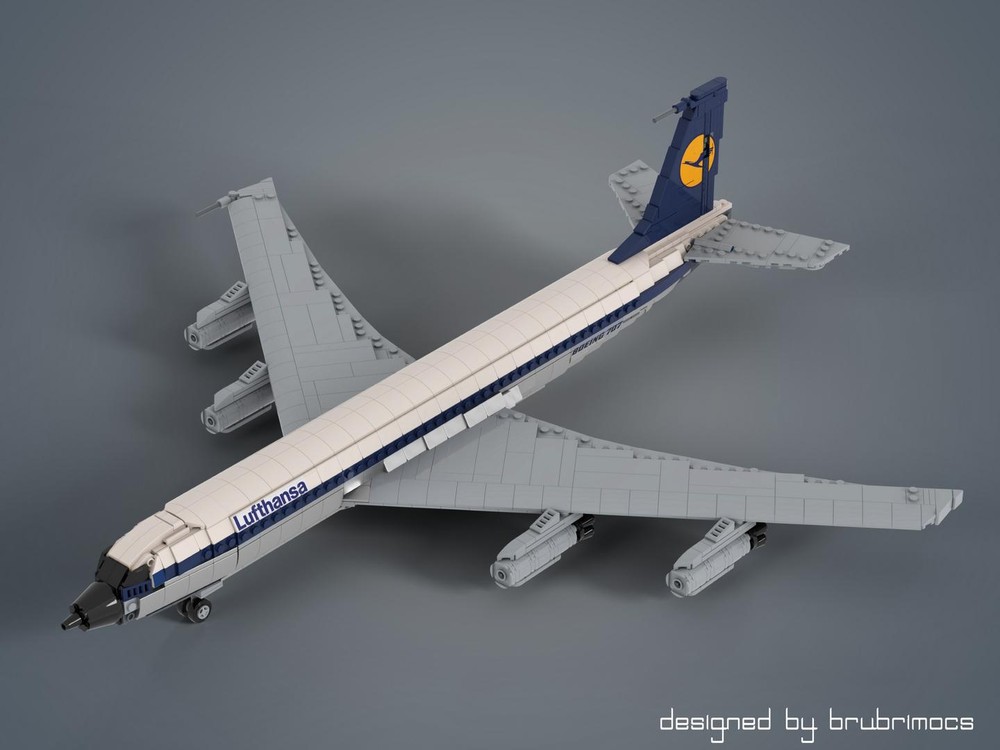 Lego Boeing 707 - Lufthansa (Building instructions only)