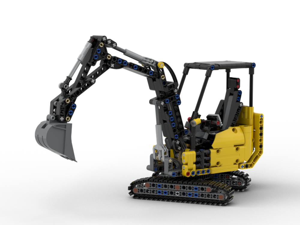 Lego Large scale compact excavator