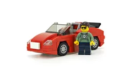 Red roadster