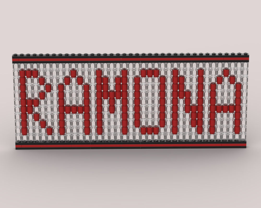 Lego Name Tag "RAMONA"