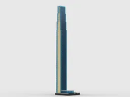 Tribune East Tower at 1/650th Scale
