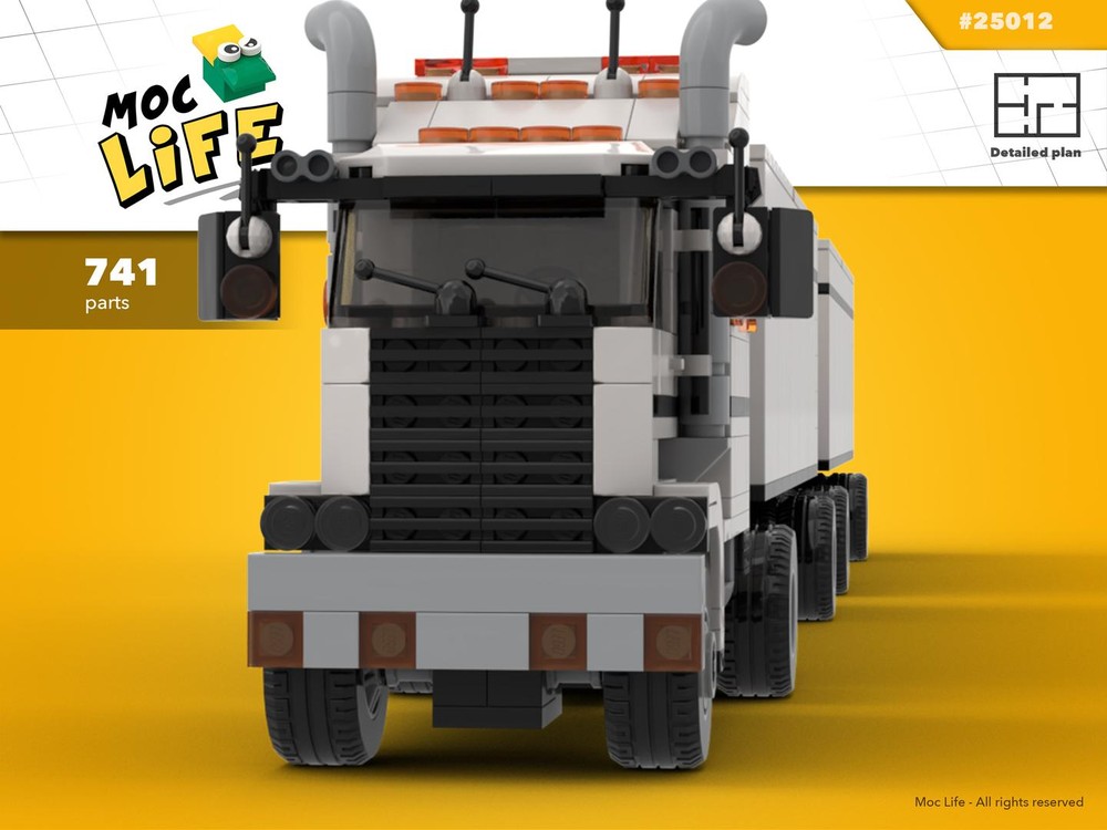 Lego Cab over road train