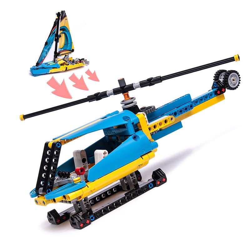 Lego 42074 C model HELICOPTER