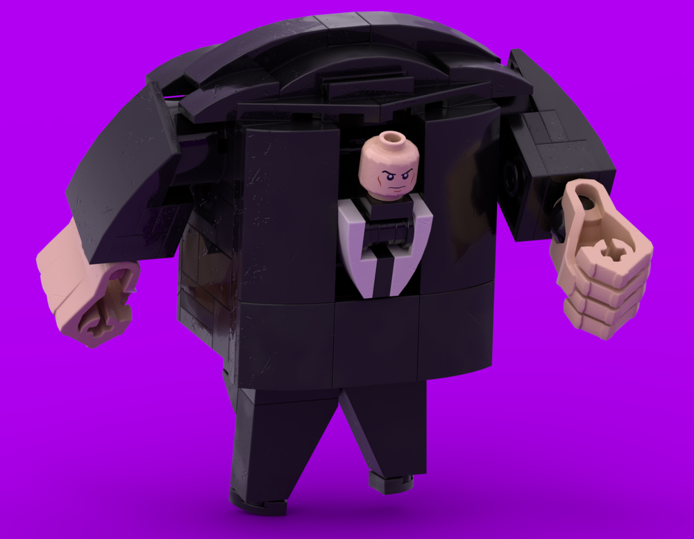 Lego The Colossal Crime Lord - Kingpin MOC, from Spider-Man: Into the Spider-Verse