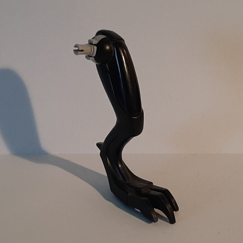 Lego Animal Body Part, Dinosaur, Raptor Leg, Left / Black