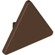 Road Sign Clip-on 2.2 x 2.667 Triangular / Brown