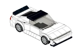 Nissan 180sx with ps13 front bumper