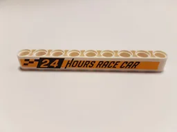 Technic, Liftarm Thick 1 x 9 with '24 HOURS RACE CAR' Pattern (Sticker) - Set 42039