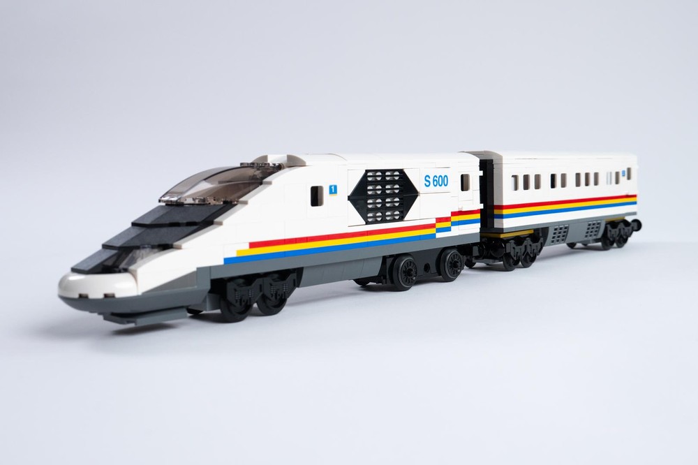 Lego Shinkansen Intercity Bullet Train