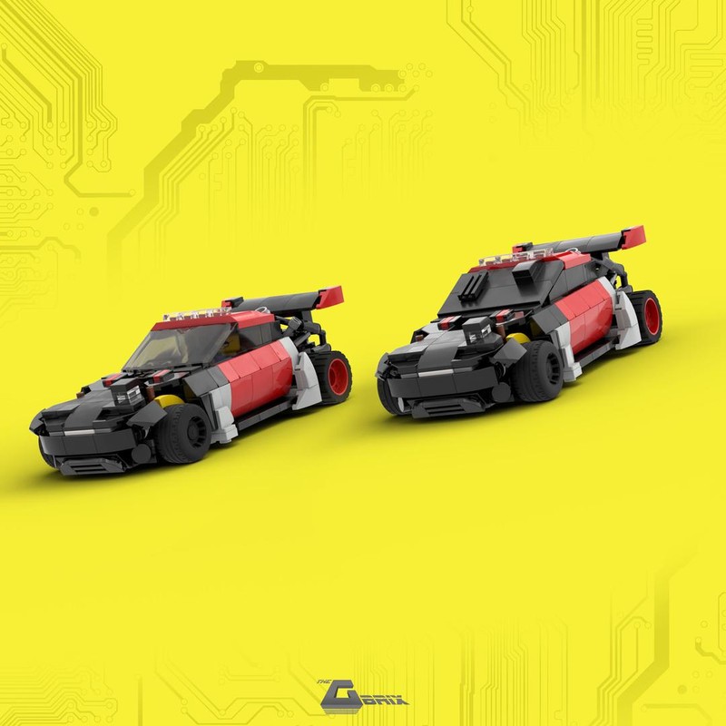 Lego Mizutani Shion Coyote from Cyberpunk 2077 - Red