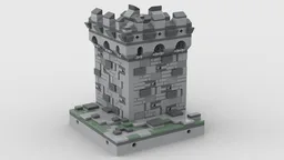 Mini-Medieval-Modulars 05 - "Wall Corner"