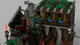 Pirates Treehouse Wall