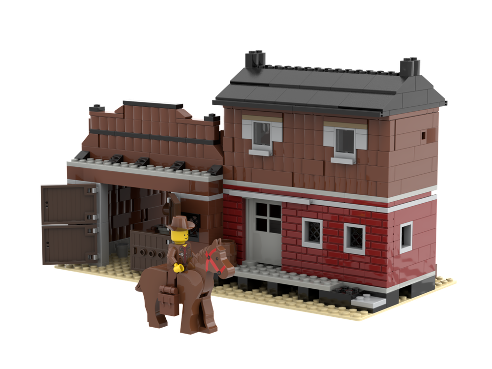 Lego Pony Express Station