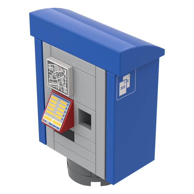 Lego Ticket Machine at Swiss Railway Stations