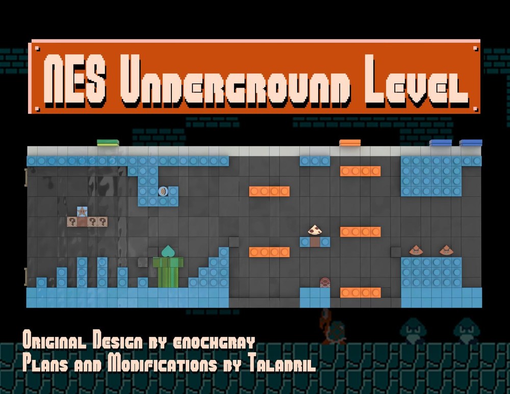 Lego Nintendo 71374 NES Underground Level