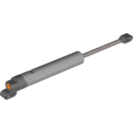 Lego Technic Linear Actuator with Dark Bluish Gray Ends Long