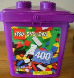 400-Piece Purple Bucket