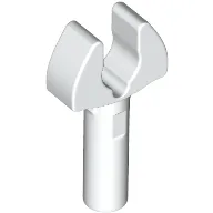 Bar 1L with Clip [Cut Edges and One Side Hole] [Gap in Clip] / White