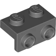 Bracket 1 x 2 - 1 x 2 / Dark Bluish Gray