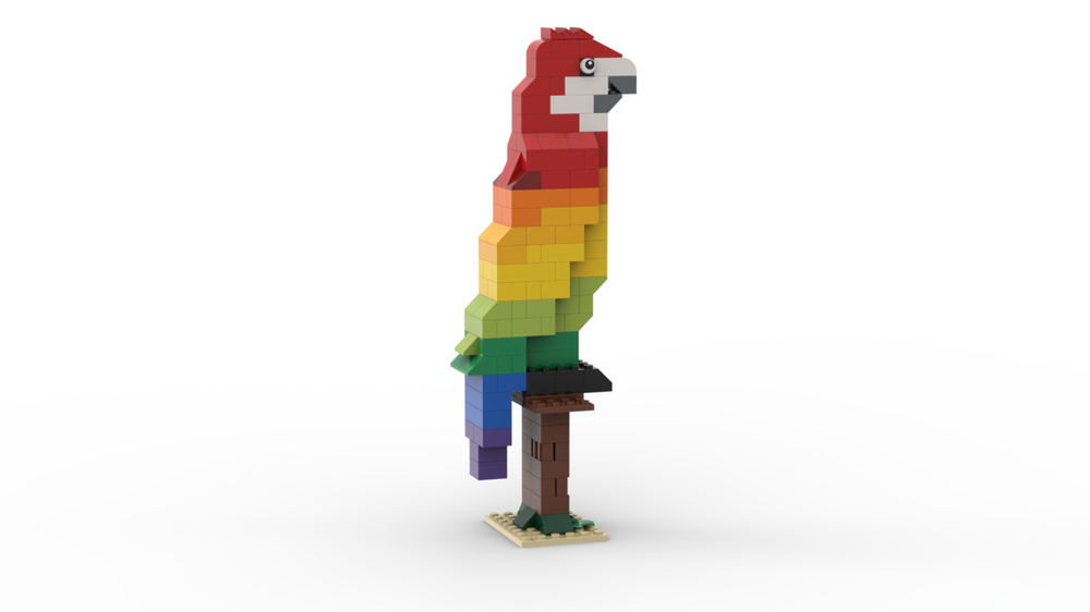 Lego 11016 small Rainbow parrot
