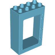 Lego Duplo Door Frame 2 x 4 x 5 / Medium Azure