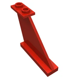 Wing, Tail 4 x 1 x 3 / Red