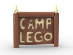 Camp Lego Sign