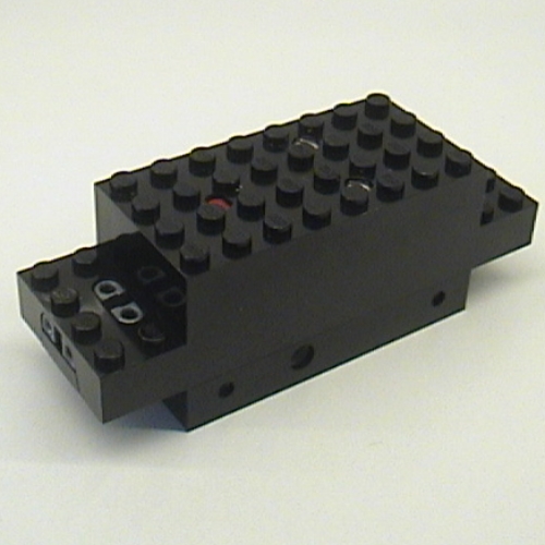 Lego Motor, Train, 4.5V 12 x 4 x 3 1/3 Type III, Open Contacts / Black