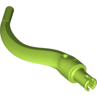 Lego Plant / Animal Body Part, Tree / Branch / Tail / Appendage Bladed with Pin / Lime