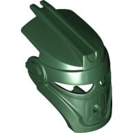 Lego Large Figure Mask Mahiki (Toa Metru) / Dark Green