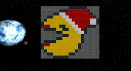 Santa Mrs. Pac-Man