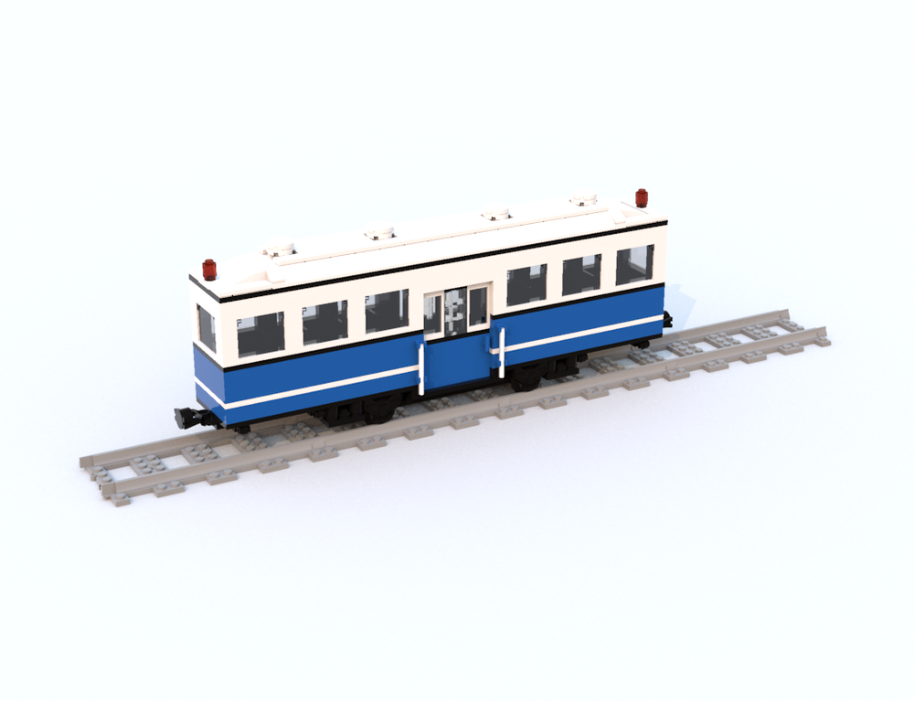Lego Amsterdam Tram Blue Trailer