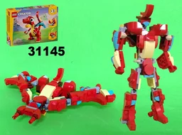 Transformer Space Cruiser from LEGO Creator 31145: Red Dragon