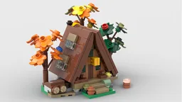Mini 21338 A-Frame Cabin